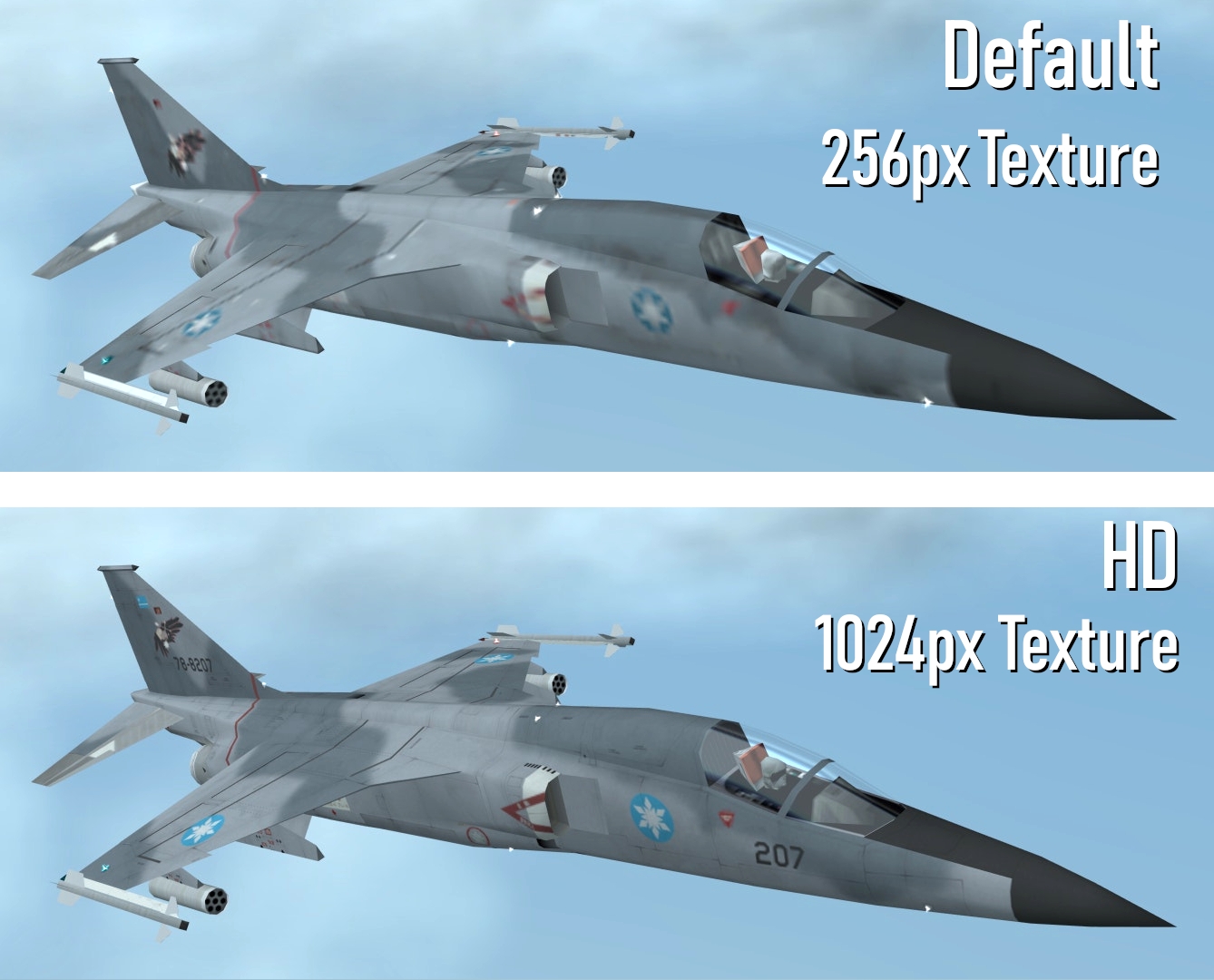 Ace Combat Assault Horizion Legacy+ HD Texture Pack